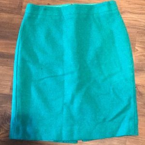 J Crew wool pencil skirt